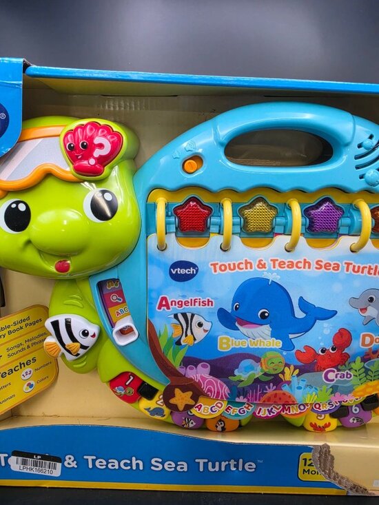 VTech Touch & Teach Sea Turtle Interactive Learning Toy - Picture 3 of 10